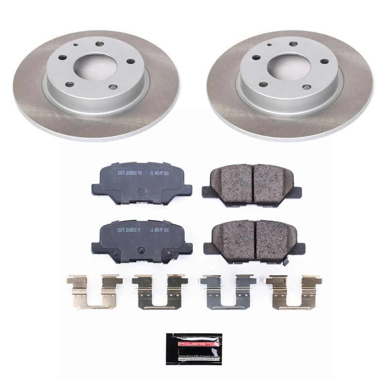 Power Stop 14-16 Mazda 3 Rear Semi-Coated Rotor Kit - SC6962
