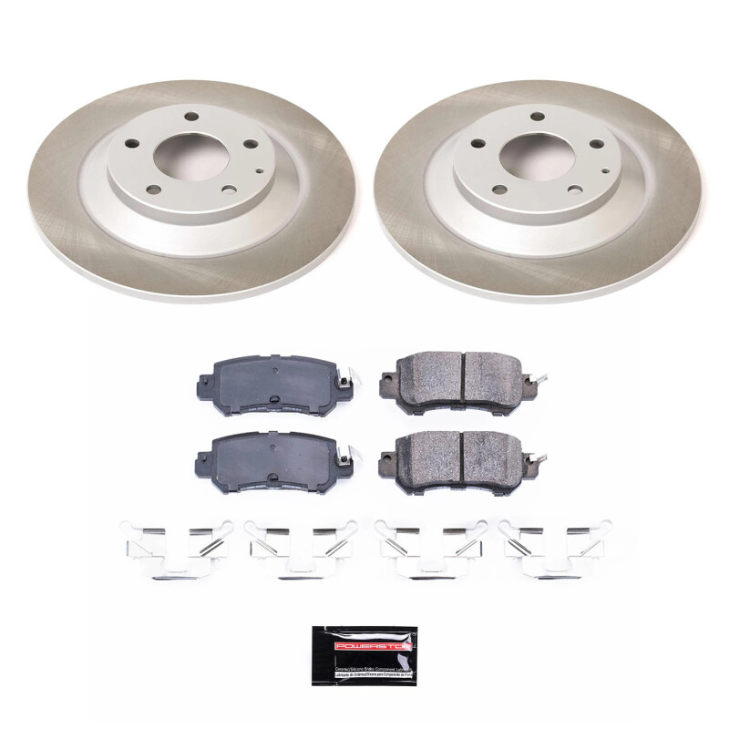 Power Stop 13-15 Mazda CX-5 Rear Semi-Coated Rotor Kit - SC6964