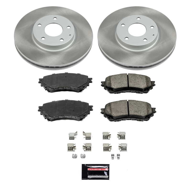 Power Stop 14-18 Mazda 6 Front Semi-Coated Rotor Kit - SC6968