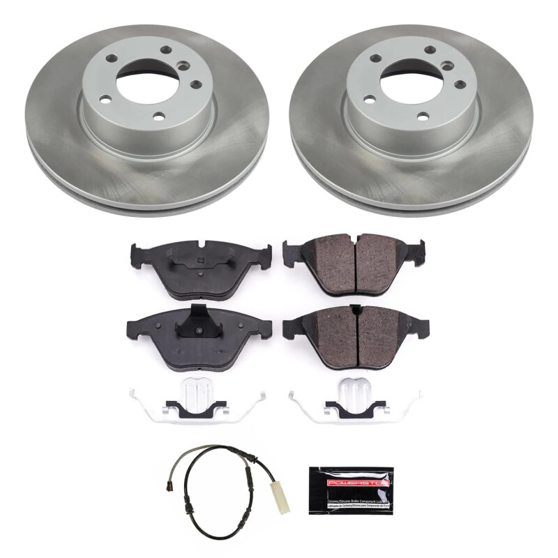 Power Stop 13-15 BMW X1 Front Semi-Coated Rotor Kit - SC7026