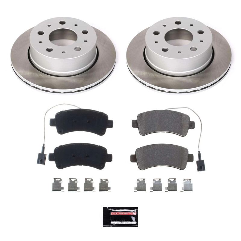 Power Stop 16-21 Ram ProMaster 3500 Rear Semi-Coated Rotor Kit - SC7314