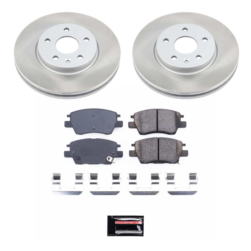 Power Stop 16-19 Chevrolet Volt Front Semi-Coated Rotor Kit - SC7399