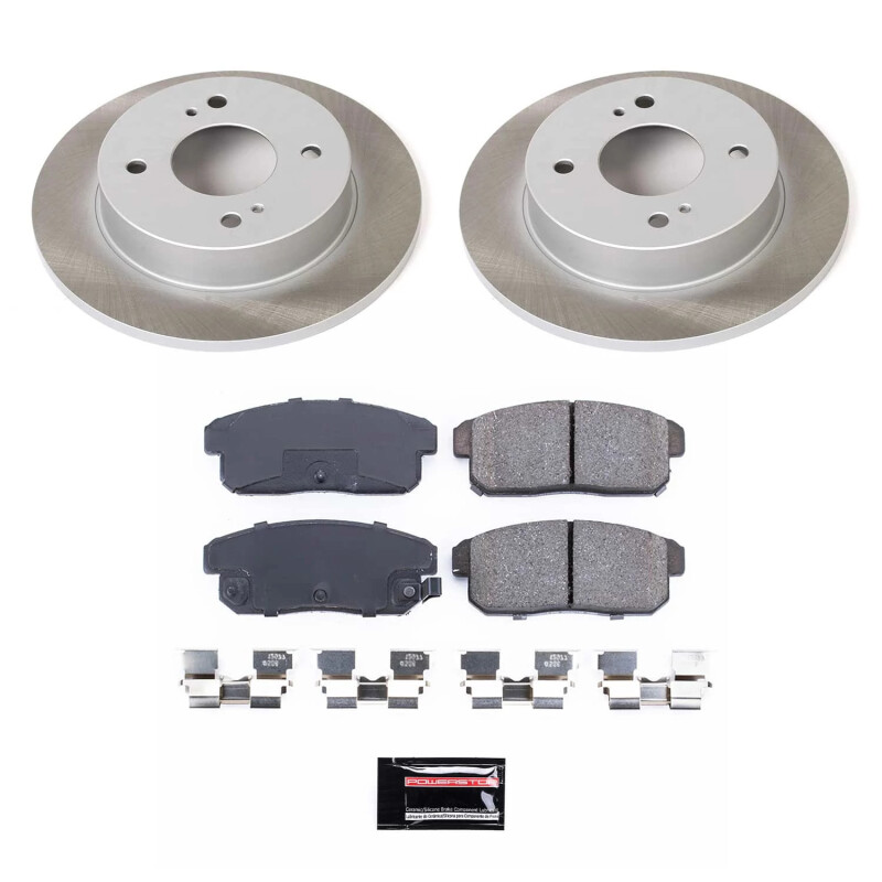 Power Stop 01-06 Nissan Sentra Rear Semi-Coated Rotor Kit - SC741