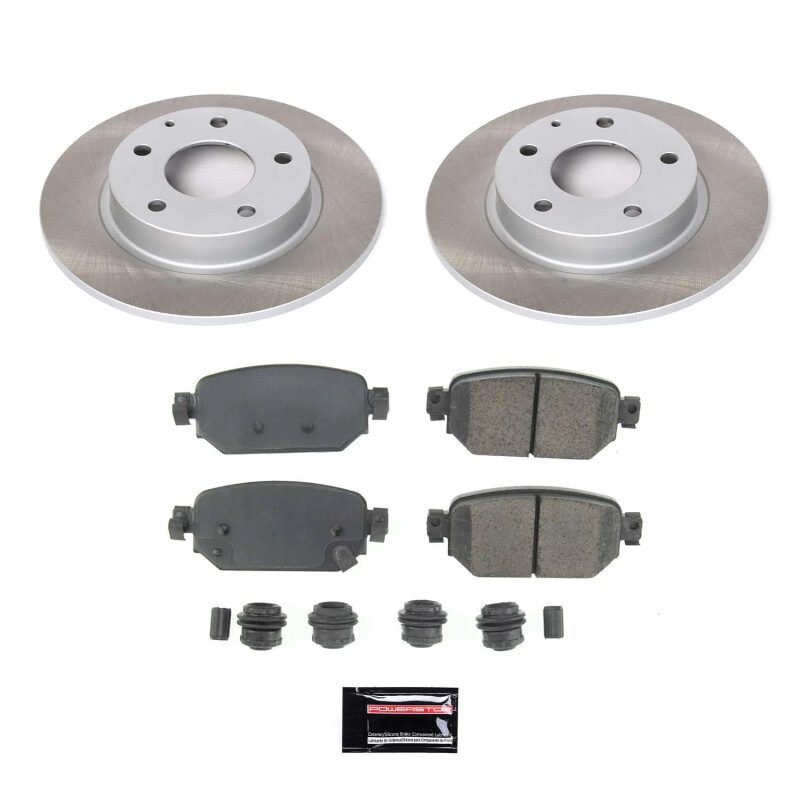 Power Stop 19-21 Mazda CX-3 Rear Semi-Coated Rotor Kit - SC7515