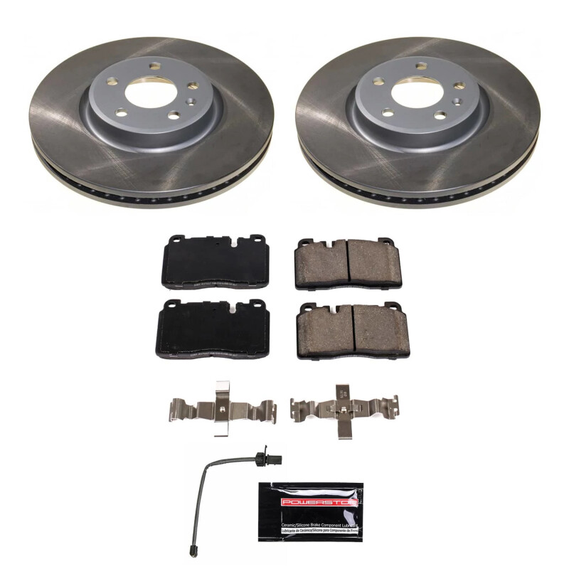 Power Stop 13-17 Audi Q5 Front Semi-Coated Rotor Kit - SC7653