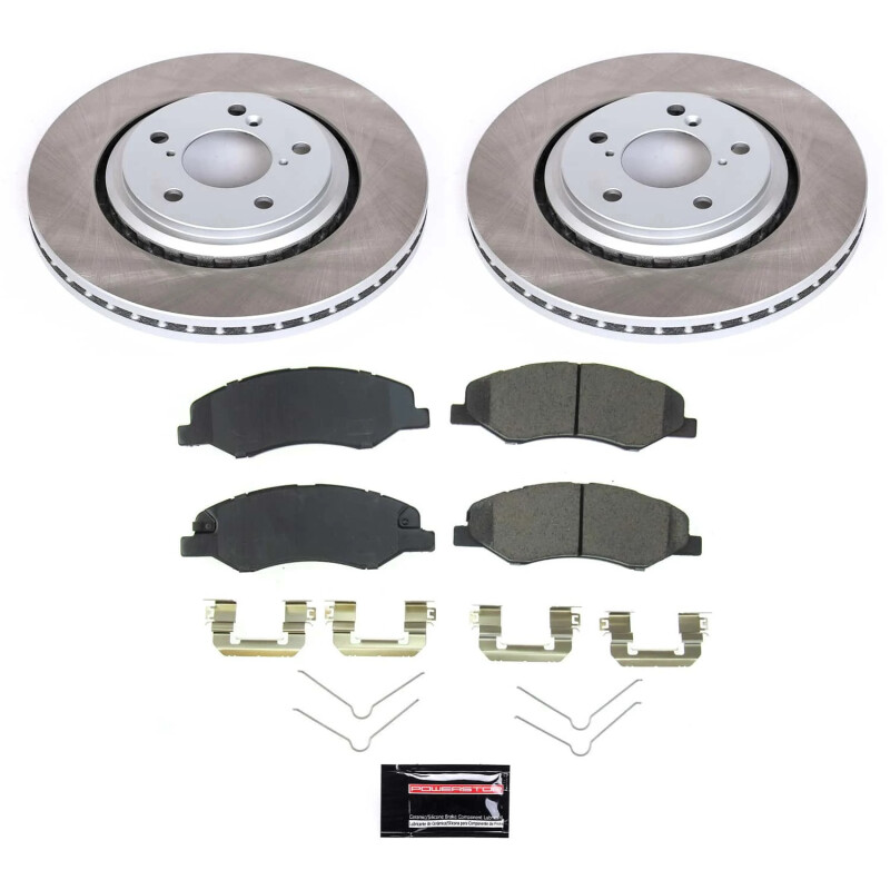 Power Stop 18-22 Honda Odyssey Front Semi-Coated Rotor Kit - SC7670