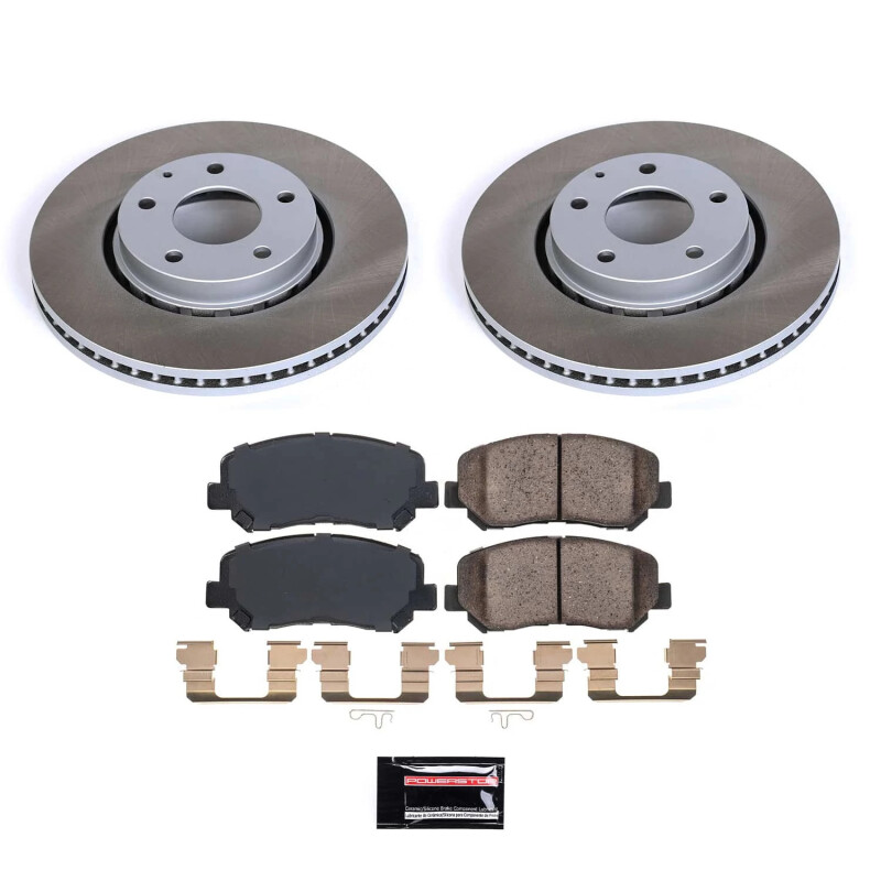Power Stop 16-23 Mazda CX-5 Front Semi-Coated Rotor Kit - SC7689