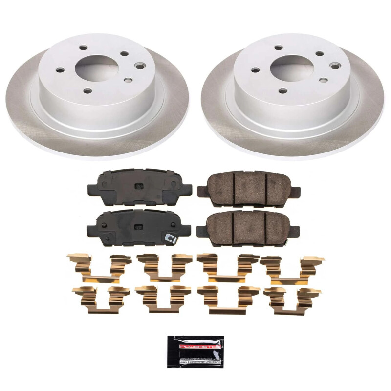 Power Stop 07-10 Nissan Altima Rear Semi-Coated Rotor Kit - SC7864