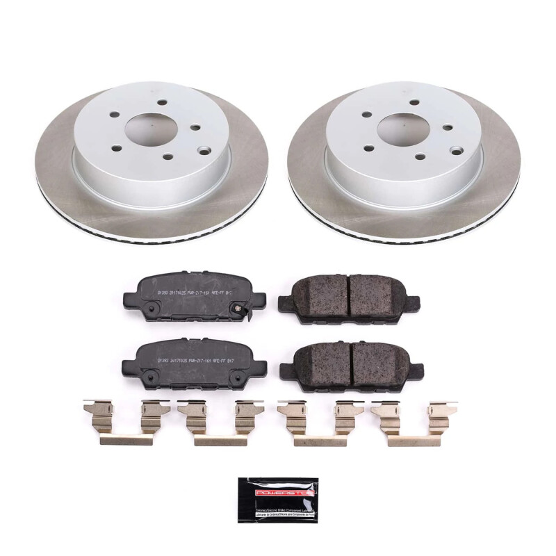 Power Stop 14-17 Infiniti QX70 Rear Semi-Coated Rotor Kit - SC8021