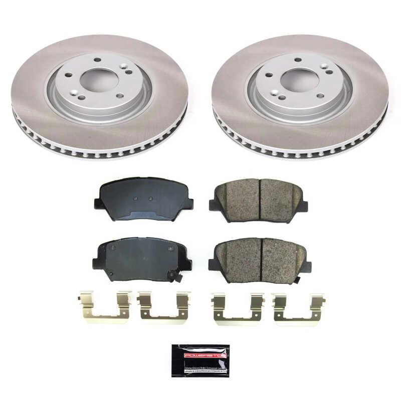 Power Stop 19-22 Hyundai Nexo Front Semi-Coated Rotor Kit - SC8271