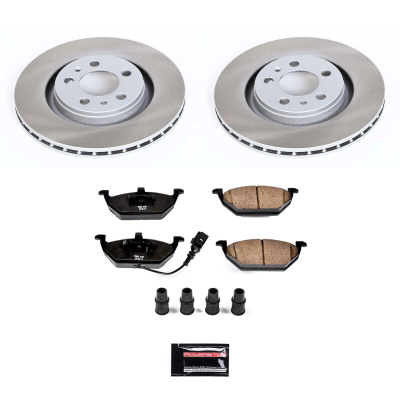 Power Stop 99-05 Volkswagen Jetta Front Semi-Coated Rotor Kit - SC839