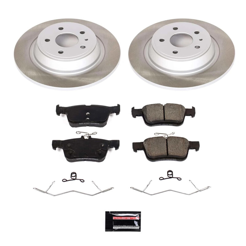 Power Stop 17-20 Ford Fusion Rear Semi-Coated Rotor Kit - SC8533