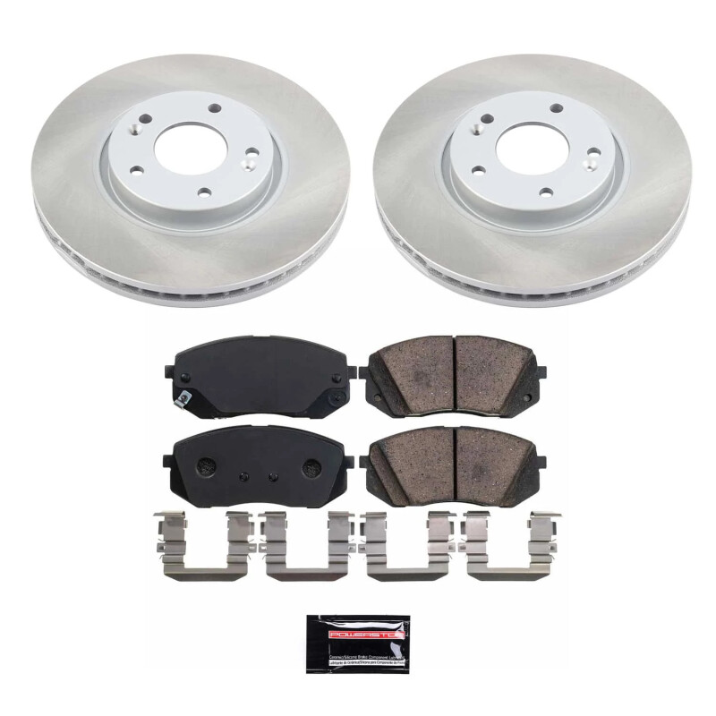 Power Stop 2017 Kia Optima Front Semi-Coated Rotor Kit - SC8621
