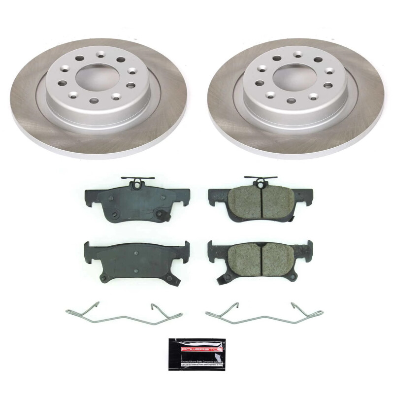 Power Stop 17-18 Buick Envision Rear Semi-Coated Rotor Kit - SC8624