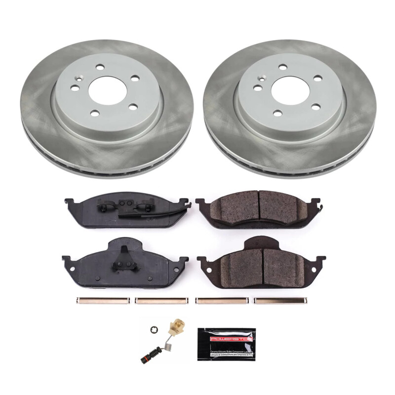 Power Stop 1999 Mercedes-Benz ML430 Front Semi-Coated Rotor Kit - SC864