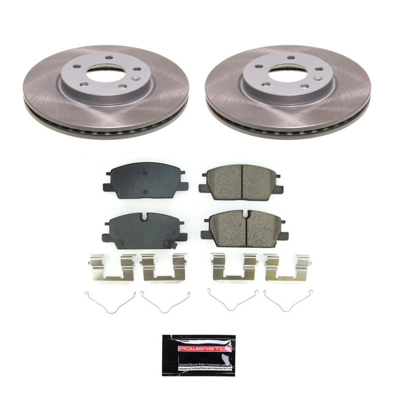 Power Stop 2022 GMC Terrain Front Semi-Coated Rotor Kit - SC8738