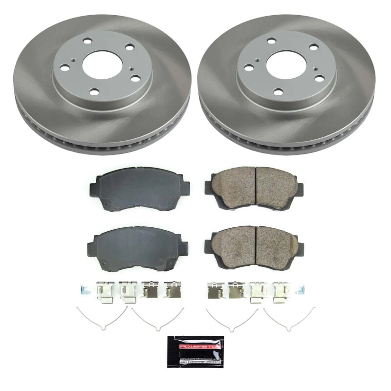 Power Stop 98-03 Toyota Sienna Front Semi-Coated Rotor Kit - SC8920