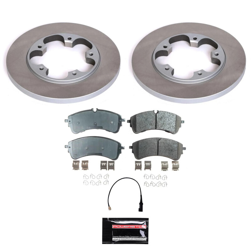 Power Stop 2021 Ford Transit-350 Rear Semi-Coated Rotor Kit - SC9057