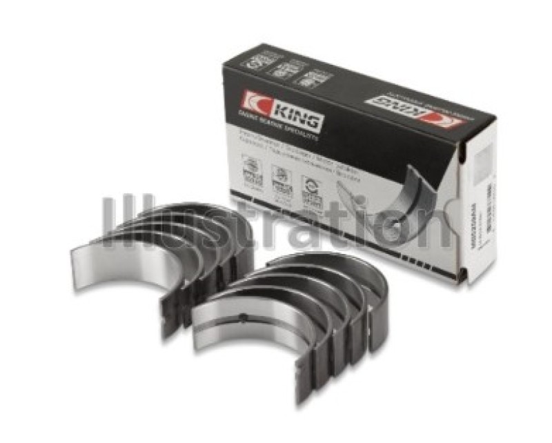 King Engine Bearings Toyota 22R (Size +0.50mm) Main Bearing Set - MB506AM0.5