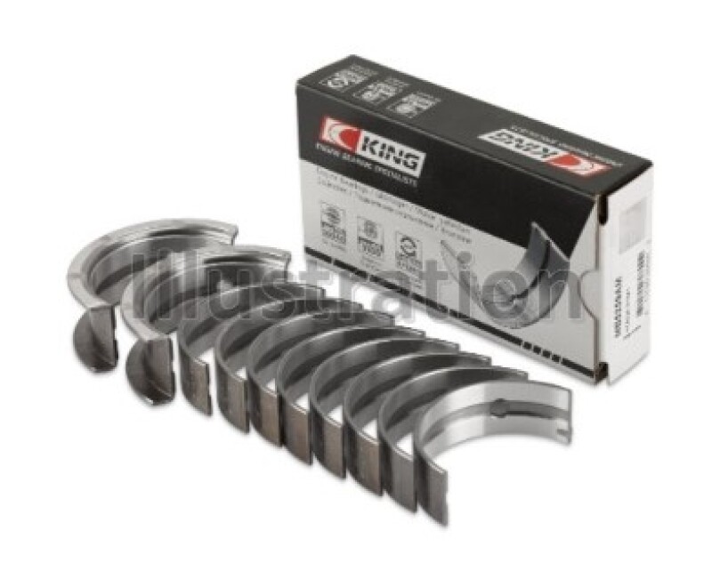 King Engine Bearings Toyota 18R/(Size +0.25mm) Main Bearing Set - MB547AM1.25