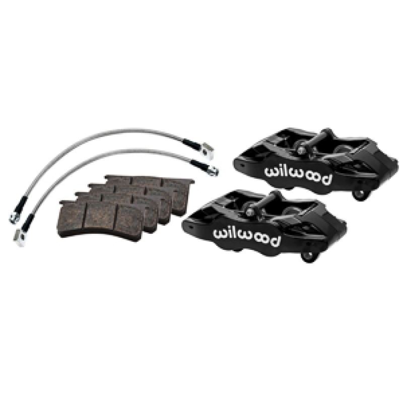 Wilwood 97-04 Chevy Corvette C5 SLC5/6 Front Caliper Kit - 140-17665-BK