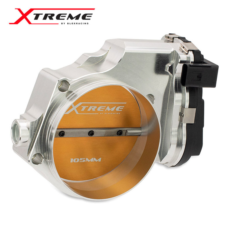 BLOX Racing 2015+ Dodge Hellcat / Jeep Trackhawk 6.2L 105mm Electronic Billet Throttle Body - Silver - BXIM-00255-SI