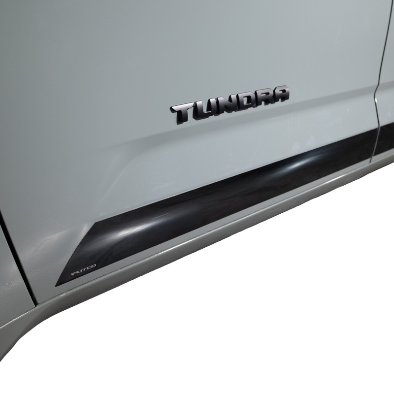 Putco 22-24 Toyota Tundra CrewMax (4.5in Tall 5 Pcs) Black Platinum Rocker Panels - 9751520BP