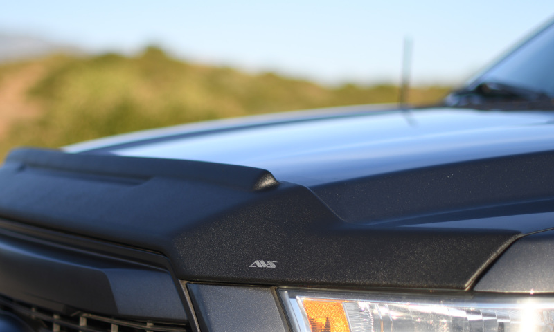 AVS 23-24 Chevy Colorado (excl. ZR2 models) Aeroskin II Textured Low Profile Hood Shield - Black - 436213