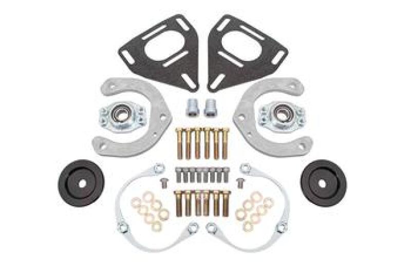 BMR 16-24 Chevrolet Camaro Caster Camber Plates (Coil-Over Only) - Black Hammertone - WAK361H
