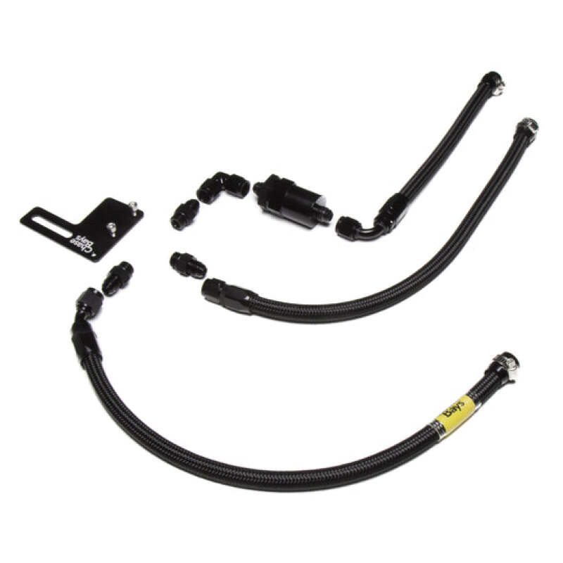 Chase Bays Nissan 240SX S13/S14/S15 w/KA24DE/SR20DET (w/AEM Fuel Rail/Stock FPR) -06AN Fuel Line Kit - CB-N-KASRF-6-06ORB