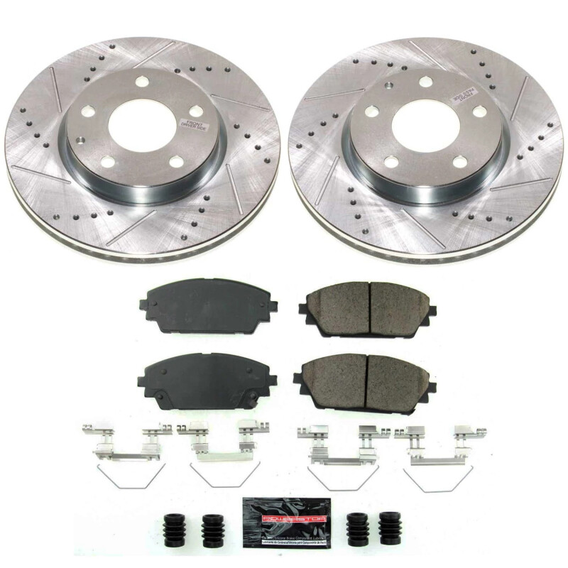 Power Stop 19-23 Mazda 3 Front Z23 Evolution Brake Kit - K8756