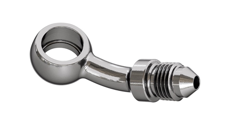 Goodridge 35 Deg Banjo Adaptor for 7/16 Bolt - P593-03-04C