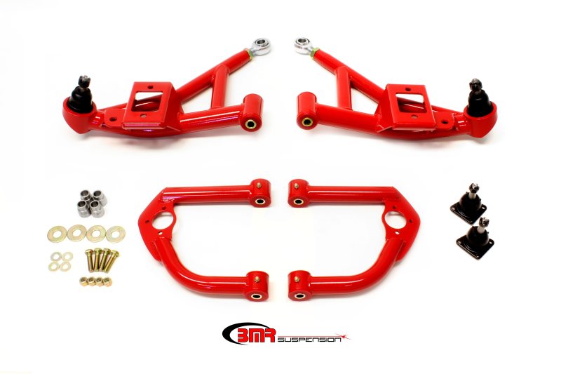 BMR 93-02 F-Body Upper And Lower A-Arm Kit - Red - AA032R