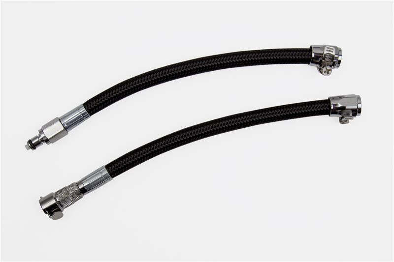 Goodridge HD Crossover Lines w/Black Hose - HDFL002