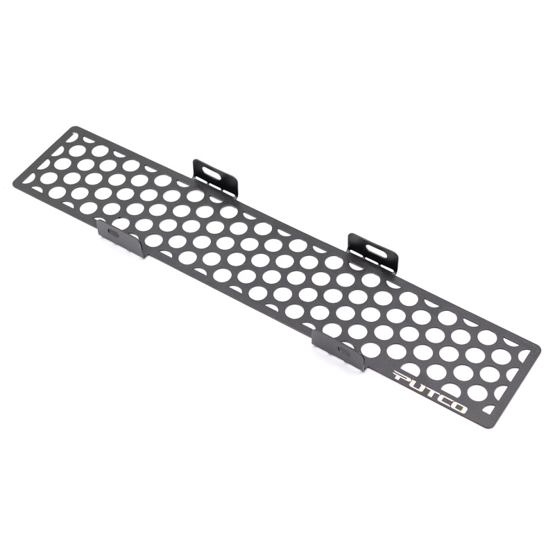 Putco 23-24 Ford F250/F350 Super Duty Punch Design Bumper Grille Inserts - Black Powdercoated - 88172