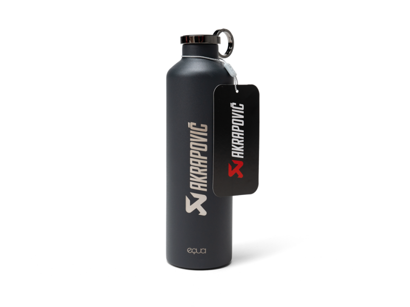 Akrapovic Stainless Steel Thermo Bottle x Equa - Dark Grey - 802298