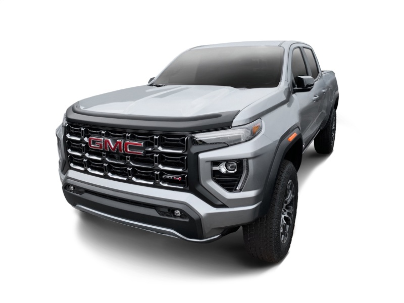 AVS 23-24 GMC Canyon Aeroskin II Textured Low Profile Hood Shield - Black - 436214