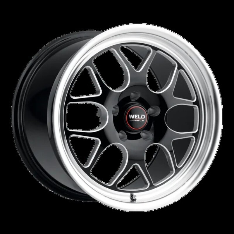 Weld Solana Drag 18x10 / 5x114.3 BP / ET28 / 78.1mm Bore - Gloss Black MIL DIA Wheel - S16080067P28