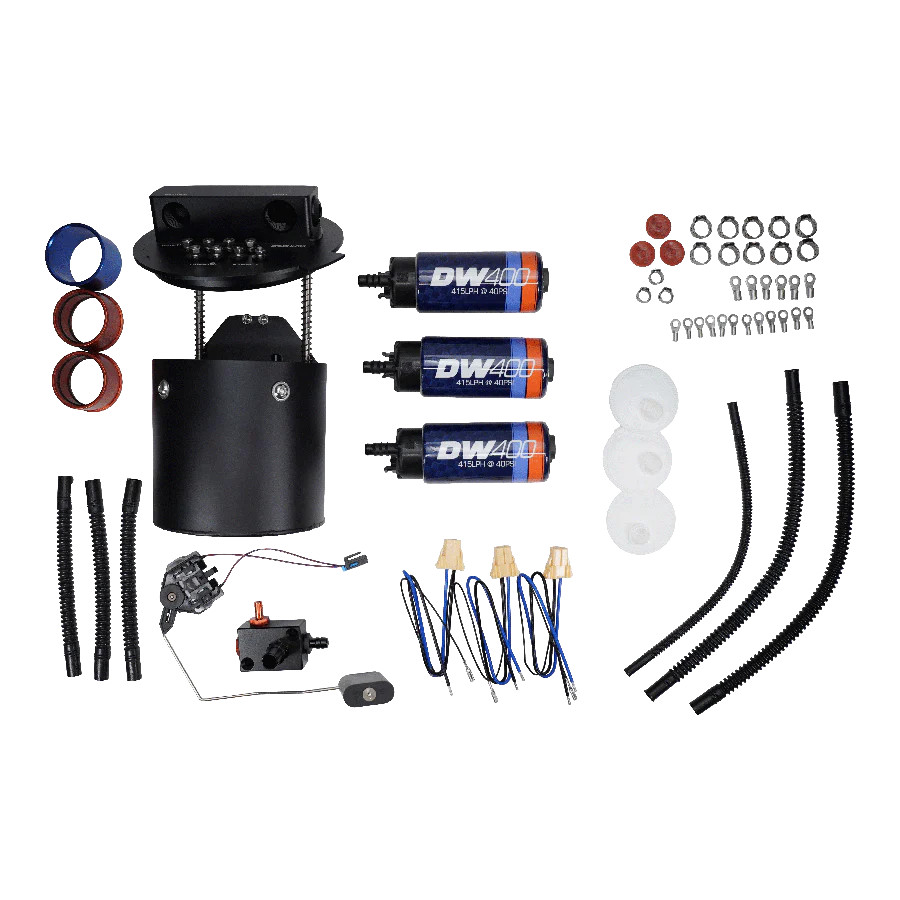 DeatschWerks X3 Series Fuel Pump Module w/ Triple DW400 Fuel Pumps for 2011-2024 Ford Mustang - 9-401-7032