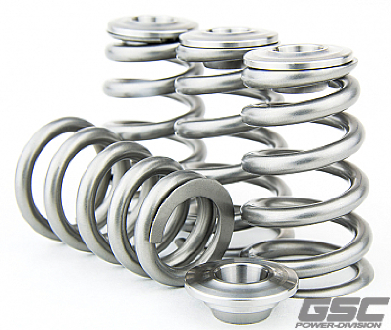 GSC P-D Toyota G16E Conical Valve Spring and Ti Retainer Kit - 5017