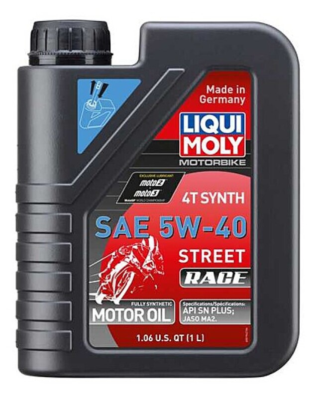 LIQUI MOLY 1L Motorbike 4T Synth 5W40 Street Race - 20074