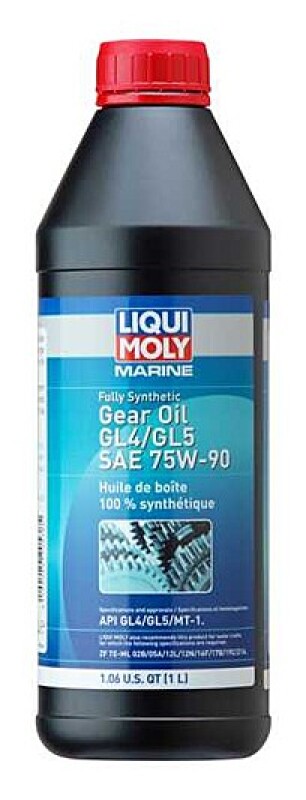 LIQUI MOLY 1L Marine Fully Synthetic Gear Oil (GL4/GL5) SAE 75W90 - 20538
