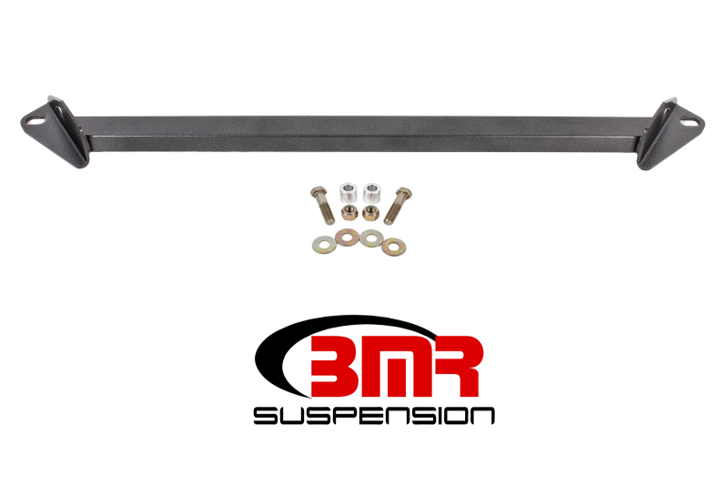 BMR 15-17 S550 Mustang Front 2-Point Subframe Chassis Brace - Black Hammertone - CB007H