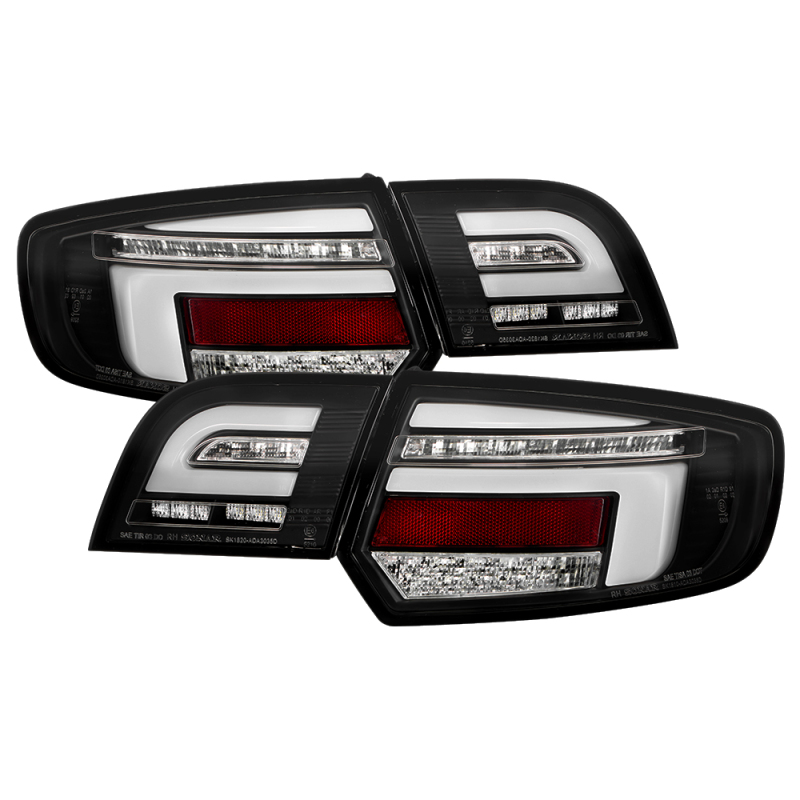 Spyder 03-08 Audi A3 Full LED Tail Lights - Black (ALT-YD-AA303-LED-BK) - 5089076