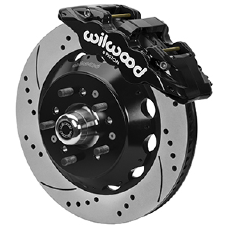 Wilwood 69-70 Chevrolet Impala W/ Disc Or Drum / 69-82 Corvette Aerolite 6R 14in GT Rotor Drilled - 140-17739-D