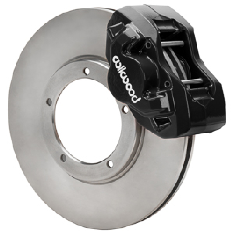 Wilwood 84-89 Porsche 911 D45 11.10in. Front Brake Kit w/ Flex Lines - Black - 140-17654