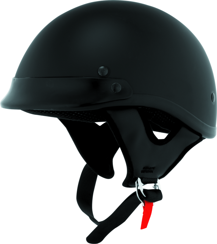 Skid Lids Traditional Helmet Flat Black - Medium - 646822