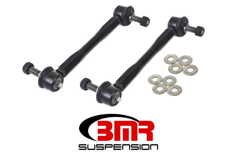 BMR 16-17 6th Gen Camaro Front Sway Bar End Link Kit - Black - ELK016