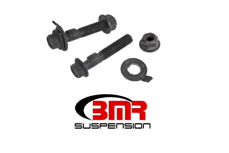 BMR 15-17 S550 Mustang Front Camber Bolts (2.5 Degree Offset) - Black - FC003