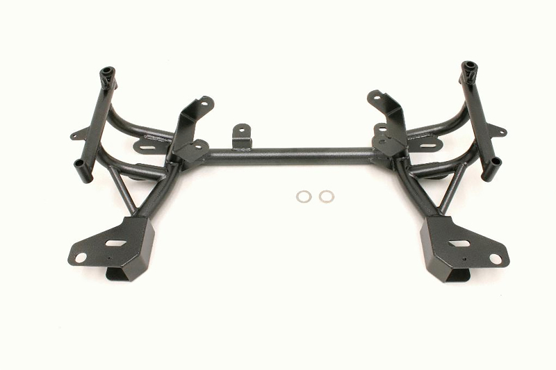 BMR 98-02 4th Gen F-Body K-Member w/ Turbo LS1 Motor Mounts and STD. Rack Mounts - Black Hammertone - KM013H